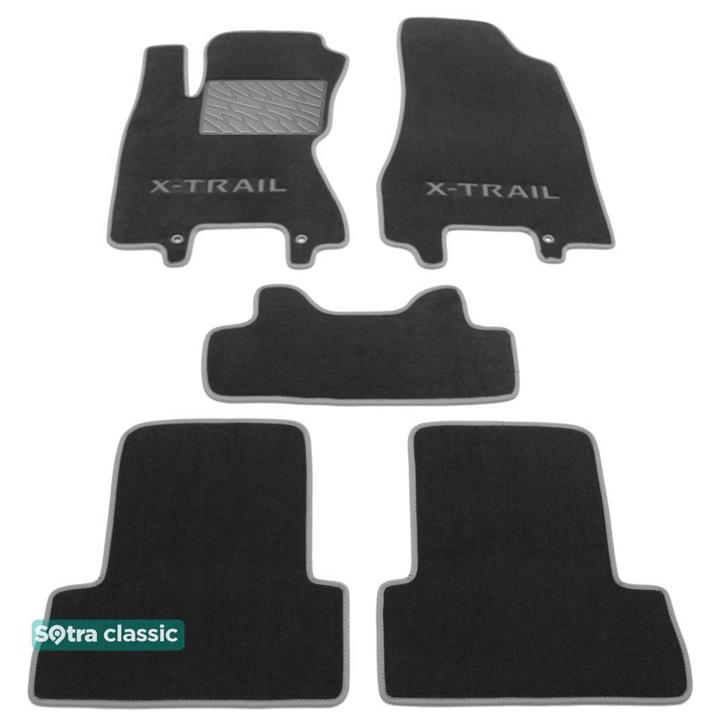 Sotra 06722-GD-GREY Interior mats Sotra two-layer gray for Nissan X-trail (2007-2013), set 06722GDGREY: Buy near me at 2407.PL in Poland at an Affordable price!