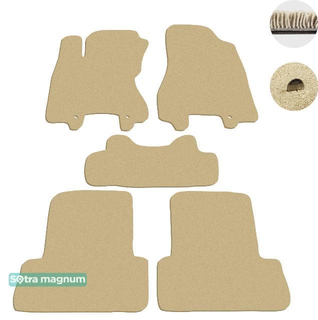 Sotra 06722-MG20-BEIGE Interior mats Sotra two-layer beige for Nissan X-trail (2007-2013), set 06722MG20BEIGE: Buy near me in Poland at 2407.PL - Good price!