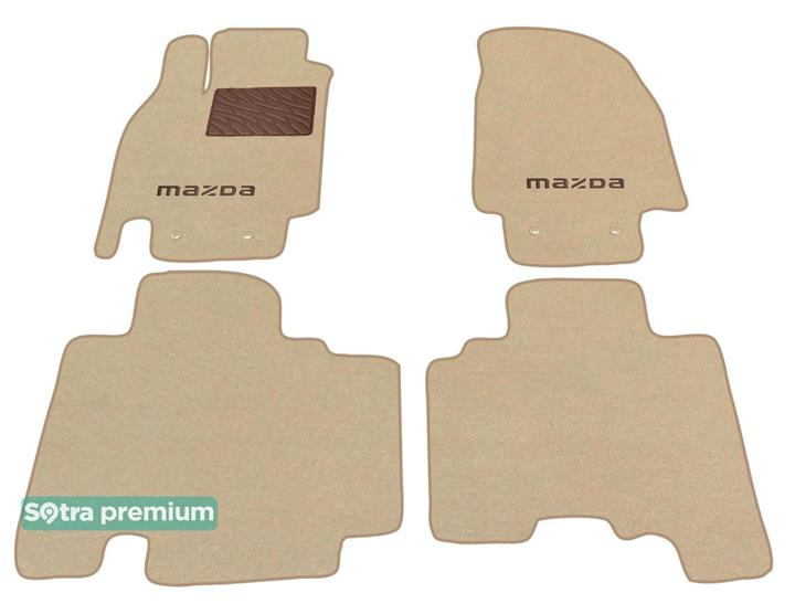 Sotra 06727-CH-BEIGE Interior mats Sotra two-layer beige for Mazda Cx-9 (2007-2015), set 06727CHBEIGE: Buy near me in Poland at 2407.PL - Good price!