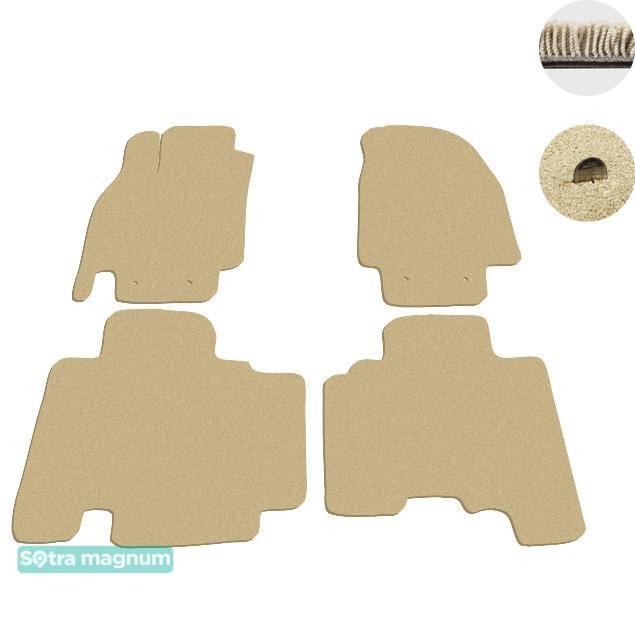 Sotra 06727-MG20-BEIGE Interior mats Sotra two-layer beige for Mazda Cx-9 (2007-2015), set 06727MG20BEIGE: Buy near me in Poland at 2407.PL - Good price!