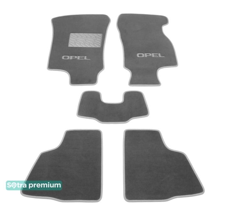 Sotra 06729-CH-GREY Interior mats Sotra two-layer gray for Opel Astra g (1998-2009), set 06729CHGREY: Buy near me in Poland at 2407.PL - Good price!