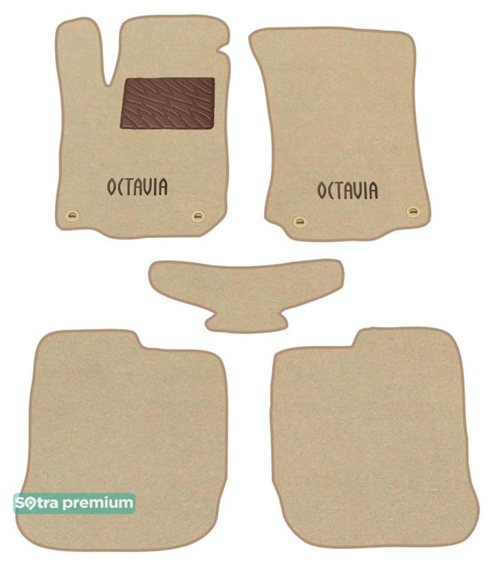 Sotra 06730-CH-BEIGE Interior mats Sotra two-layer beige for Skoda Octavia tour (1997-2010), set 06730CHBEIGE: Buy near me in Poland at 2407.PL - Good price!