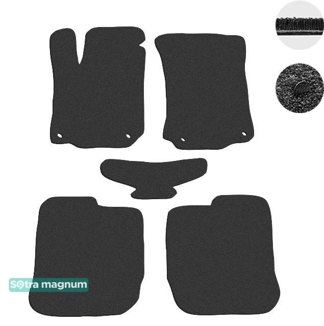 Sotra 06730-MG15-BLACK Interior mats Sotra two-layer black for Skoda Octavia tour (1997-2010), set 06730MG15BLACK: Buy near me at 2407.PL in Poland at an Affordable price!