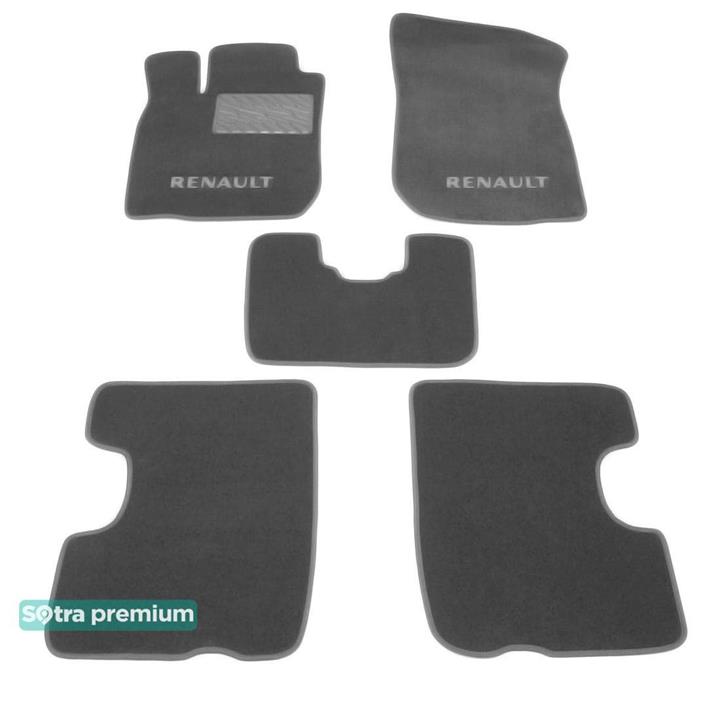 Sotra 06732-CH-GREY Interior mats Sotra two-layer gray for Renault Logan mcv (2007-2012), set 06732CHGREY: Buy near me in Poland at 2407.PL - Good price!