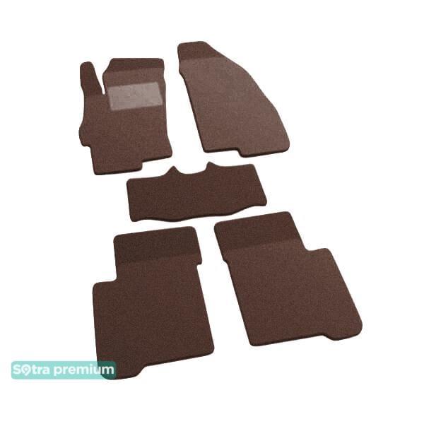 Sotra 06735-CH-CHOCO Interior mats Sotra two-layer brown for Fiat Linea (2007-2015), set 06735CHCHOCO: Buy near me in Poland at 2407.PL - Good price!