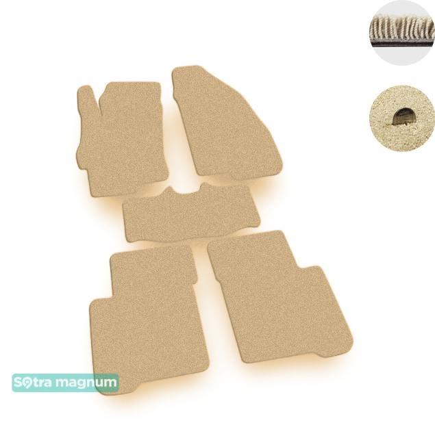 Sotra 06735-MG20-BEIGE Interior mats Sotra two-layer beige for Fiat Linea (2007-2015), set 06735MG20BEIGE: Buy near me in Poland at 2407.PL - Good price!