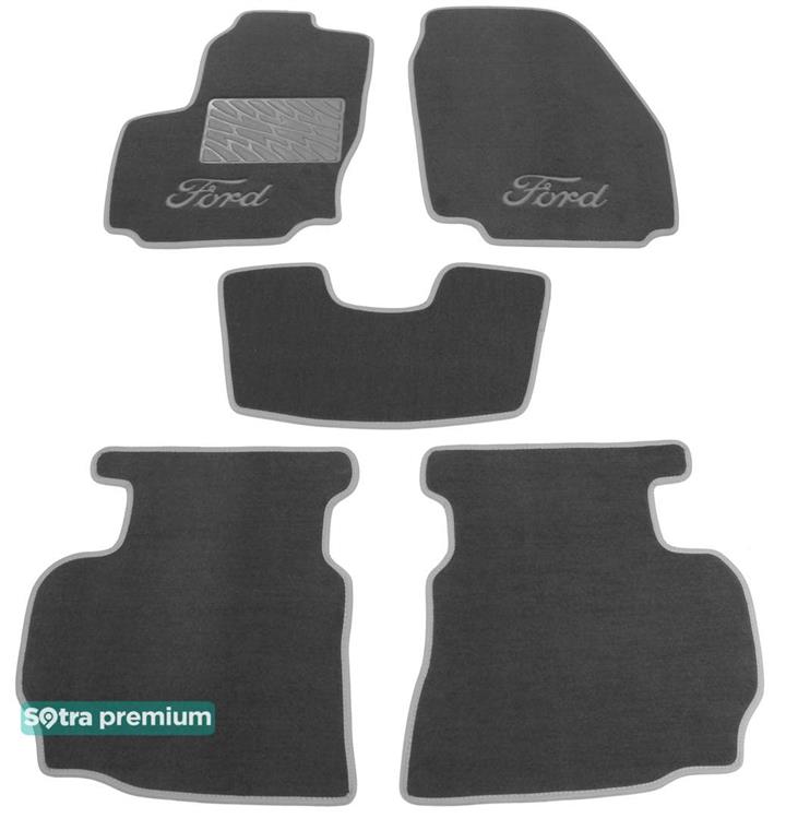 Sotra 06758-CH-GREY Interior mats Sotra two-layer gray for Ford Mondeo (2007-2011), set 06758CHGREY: Buy near me in Poland at 2407.PL - Good price!