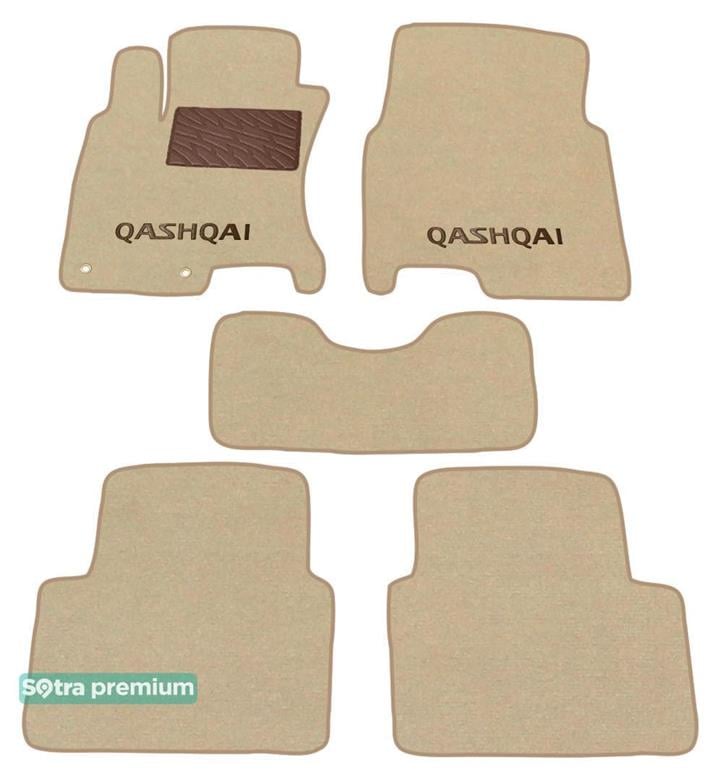 Sotra 06761-CH-BEIGE Interior mats Sotra two-layer beige for Nissan Qashqai (2007-2013), set 06761CHBEIGE: Buy near me in Poland at 2407.PL - Good price!