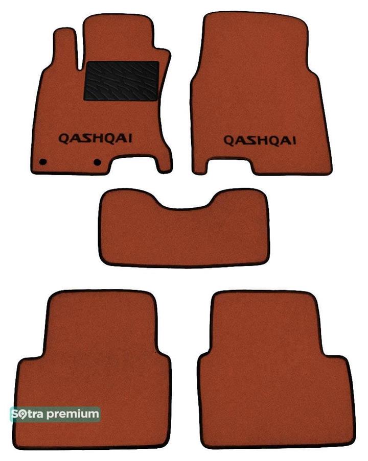 Sotra 06761-CH-TERRA Interior mats Sotra two-layer terracotta for Nissan Qashqai (2007-2013), set 06761CHTERRA: Buy near me in Poland at 2407.PL - Good price!