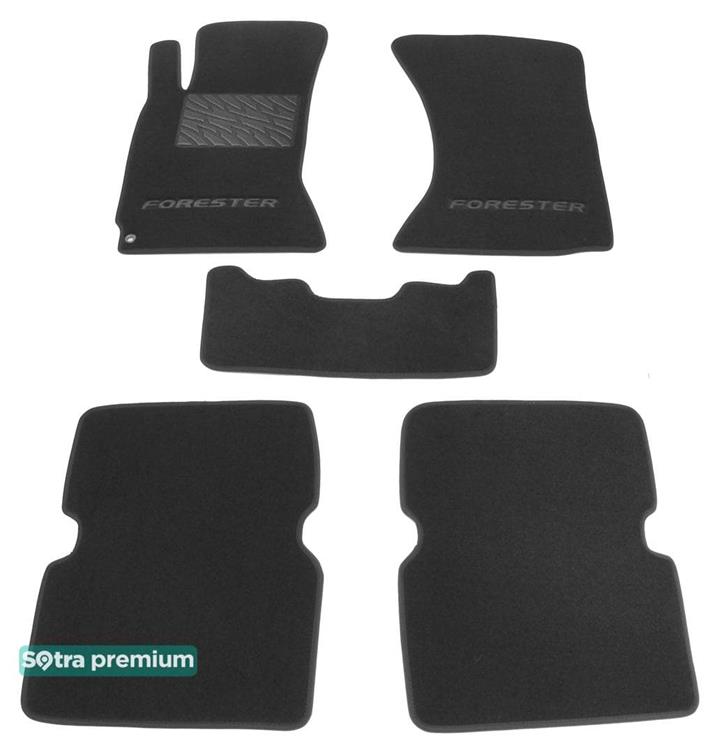 Sotra 06764-CH-GREY Interior mats Sotra two-layer gray for Subaru Forester (2003-2007), set 06764CHGREY: Buy near me in Poland at 2407.PL - Good price!