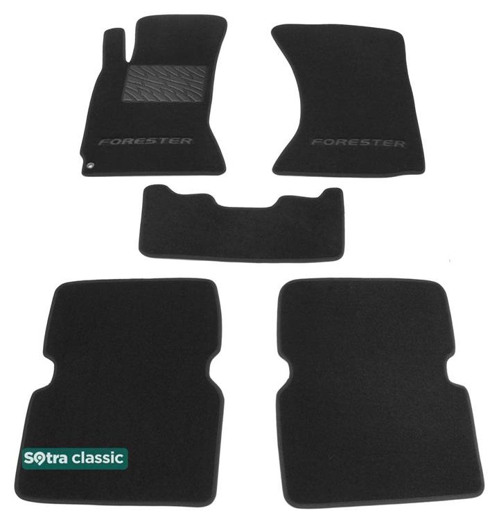 Sotra 06764-GD-GREY Interior mats Sotra two-layer gray for Subaru Forester (2003-2007), set 06764GDGREY: Buy near me in Poland at 2407.PL - Good price!