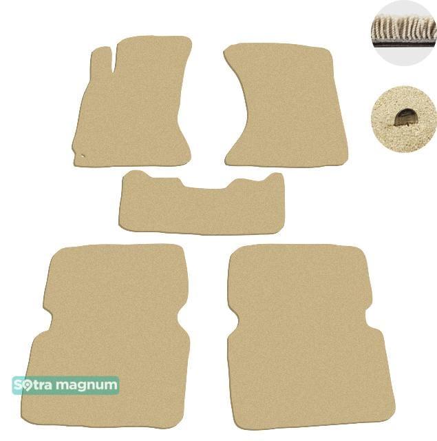 Sotra 06764-MG20-BEIGE Interior mats Sotra two-layer beige for Subaru Forester (2003-2007), set 06764MG20BEIGE: Buy near me at 2407.PL in Poland at an Affordable price!
