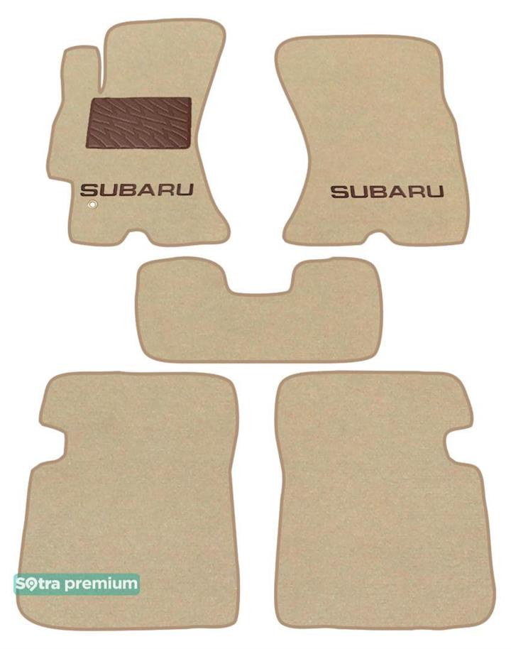 Sotra 06766-CH-BEIGE Interior mats Sotra Double layer beige for Subaru Legacy/Outback, set 06766CHBEIGE: Buy near me in Poland at 2407.PL - Good price!