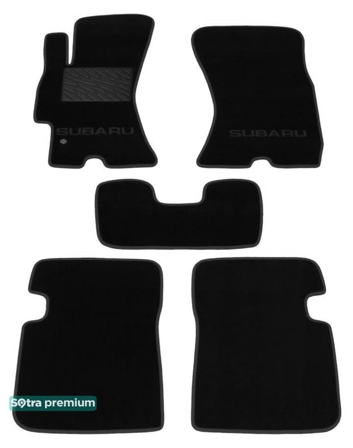Sotra 06766-CH-BLACK Interior mats Sotra Two-layer black for Subaru Legacy/Outback, set 06766CHBLACK: Buy near me in Poland at 2407.PL - Good price!