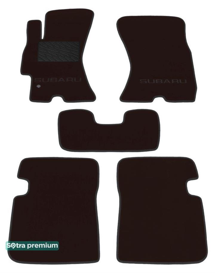 Sotra 06766-CH-CHOCO Interior mats Sotra Double layer brown for Subaru Legacy/Outback, set 06766CHCHOCO: Buy near me in Poland at 2407.PL - Good price!