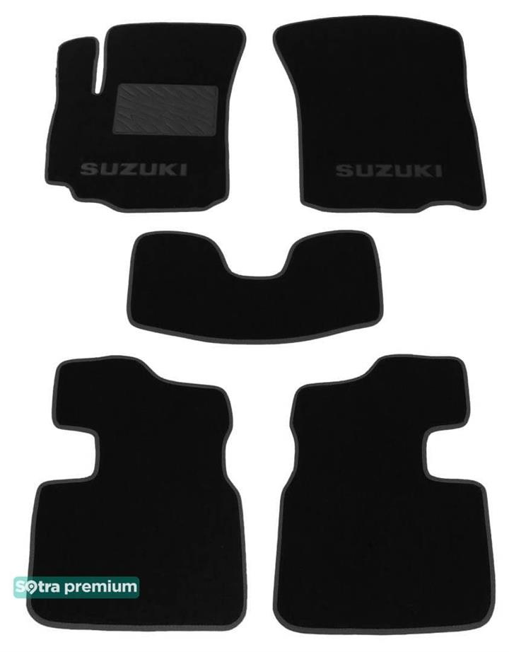 Sotra 06782-CH-BLACK Interior mats Sotra two-layer black for Suzuki Sx4 (2006-2014), set 06782CHBLACK: Buy near me in Poland at 2407.PL - Good price!