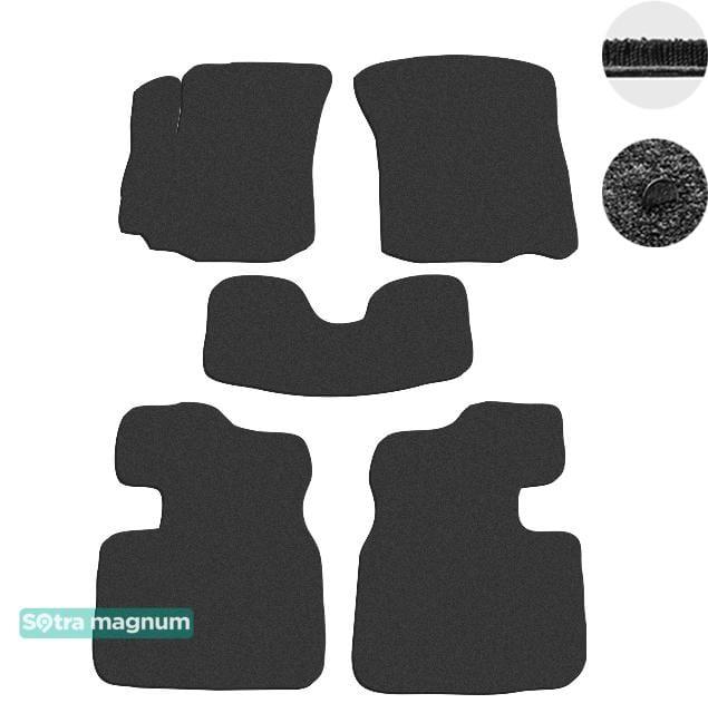 Sotra 06782-MG15-BLACK Interior mats Sotra two-layer black for Suzuki Sx4 (2006-2014), set 06782MG15BLACK: Buy near me in Poland at 2407.PL - Good price!