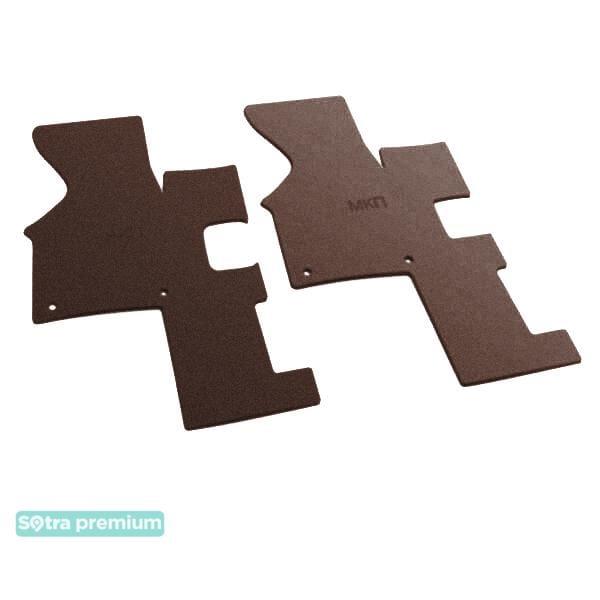 Sotra 06783-CH-CHOCO Interior mats Sotra two-layer brown for Volkswagen Multivan (1990-2003), set 06783CHCHOCO: Buy near me in Poland at 2407.PL - Good price!