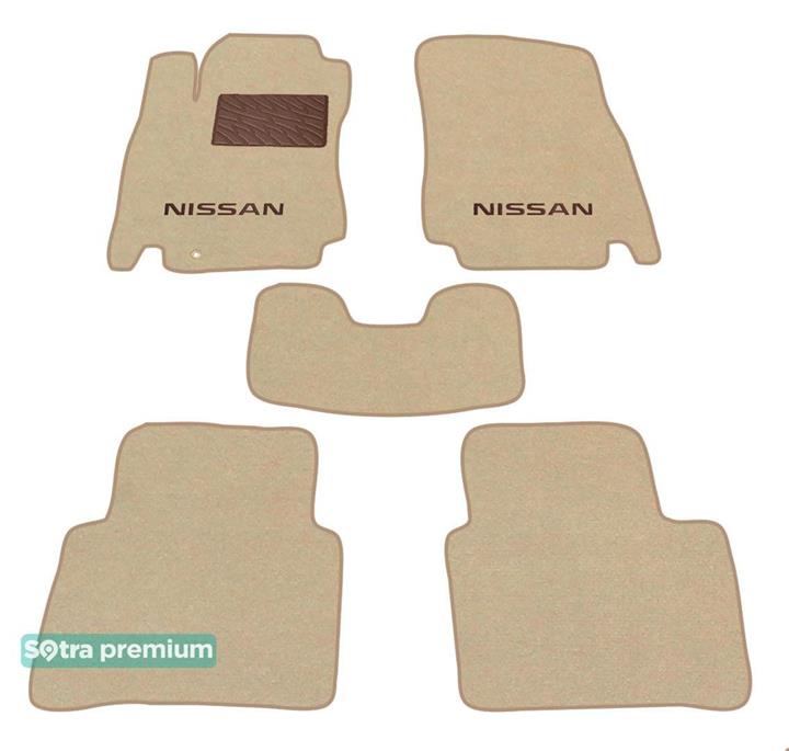 Sotra 06784-CH-BEIGE Interior mats Sotra two-layer beige for Nissan Tiida (2005-2011), set 06784CHBEIGE: Buy near me in Poland at 2407.PL - Good price!