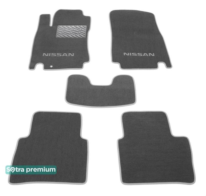 Sotra 06784-CH-GREY Interior mats Sotra two-layer gray for Nissan Tiida (2005-2011), set 06784CHGREY: Buy near me in Poland at 2407.PL - Good price!