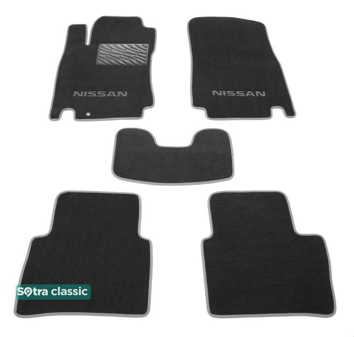 Sotra 06784-GD-GREY Interior mats Sotra two-layer gray for Nissan Tiida (2005-2011), set 06784GDGREY: Buy near me in Poland at 2407.PL - Good price!