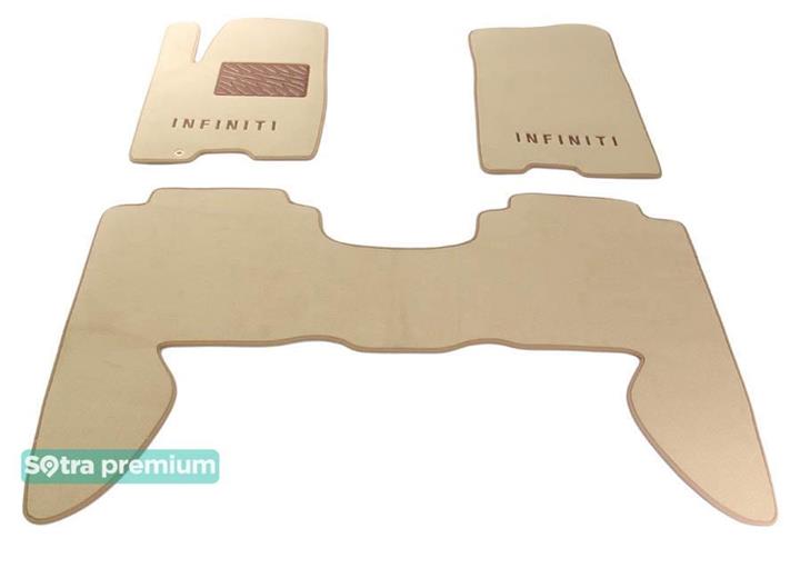 Sotra 06815-CH-BEIGE Interior mats Sotra two-layer beige for Infiniti Qx56 (2004-2010), set 06815CHBEIGE: Buy near me in Poland at 2407.PL - Good price!