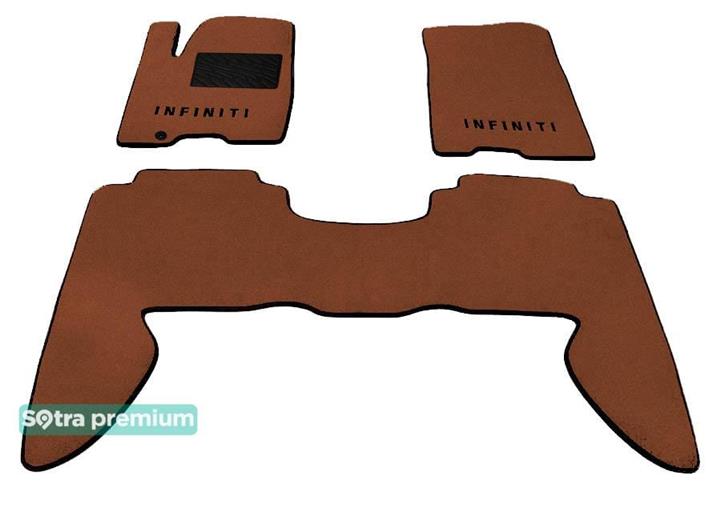 Sotra 06815-CH-TERRA Interior mats Sotra two-layer terracotta for Infiniti Qx56 (2004-2010), set 06815CHTERRA: Buy near me in Poland at 2407.PL - Good price!