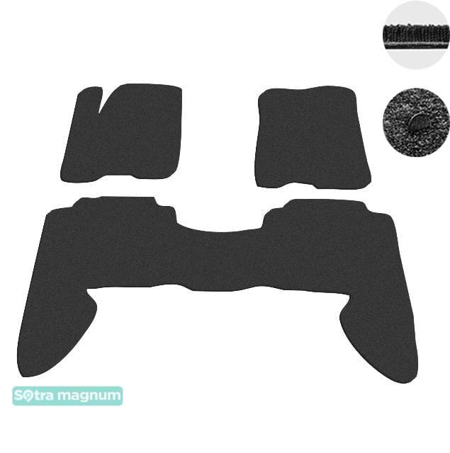 Sotra 06815-MG15-BLACK Interior mats Sotra two-layer black for Infiniti Qx56 (2004-2010), set 06815MG15BLACK: Buy near me in Poland at 2407.PL - Good price!