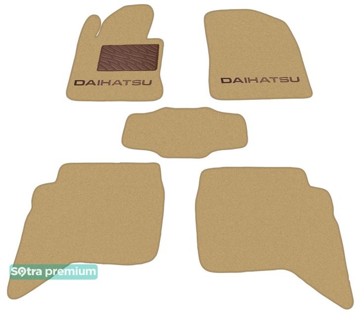 Sotra 06821-CH-BEIGE Interior mats Sotra two-layer beige for Daihatsu Terios (2006-), set 06821CHBEIGE: Buy near me in Poland at 2407.PL - Good price!