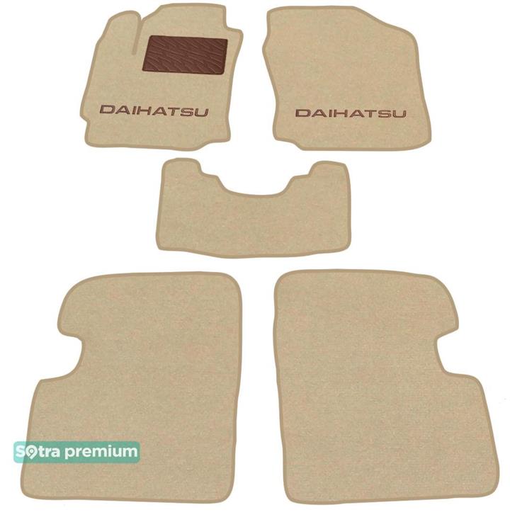 Sotra 06825-CH-BEIGE Interior mats Sotra two-layer beige for Daihatsu Sirion / boon (2004-2010), set 06825CHBEIGE: Buy near me in Poland at 2407.PL - Good price!
