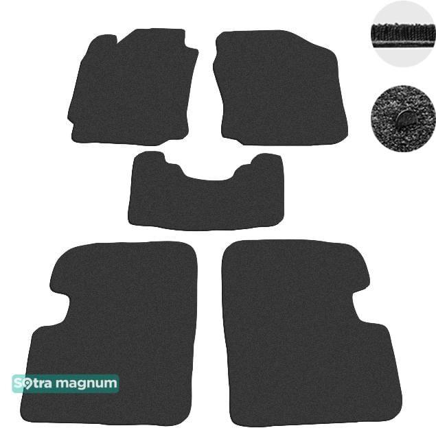 Sotra 06825-MG15-BLACK Interior mats Sotra two-layer black for Daihatsu Sirion / boon (2004-2010), set 06825MG15BLACK: Buy near me in Poland at 2407.PL - Good price!