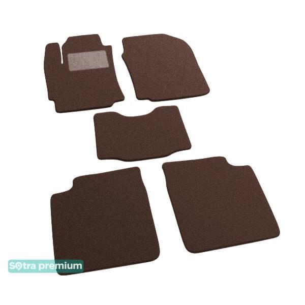 Sotra 06826-CH-CHOCO Interior mats Sotra two-layer brown for Daihatsu Materia (2006-2011), set 06826CHCHOCO: Buy near me in Poland at 2407.PL - Good price!