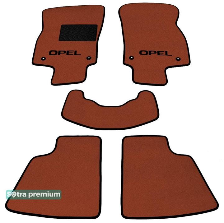 Sotra 06827-CH-TERRA Interior mats Sotra two-layer terracotta for Opel Astra h (2004-2010), set 06827CHTERRA: Buy near me in Poland at 2407.PL - Good price!