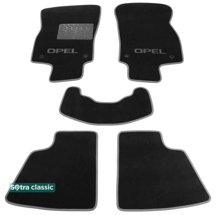 Sotra 06827-GD-BLACK Interior mats Sotra two-layer black for Opel Astra h (2004-2010), set 06827GDBLACK: Buy near me in Poland at 2407.PL - Good price!