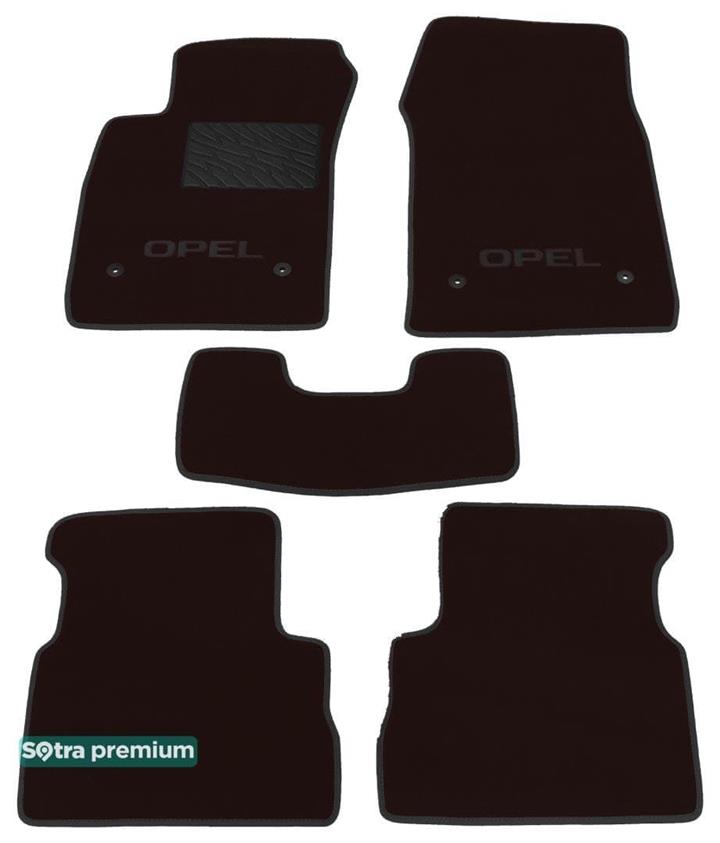 Sotra 06828-CH-CHOCO Interior mats Sotra two-layer brown for Opel Vectra c (2002-2008), set 06828CHCHOCO: Buy near me in Poland at 2407.PL - Good price!