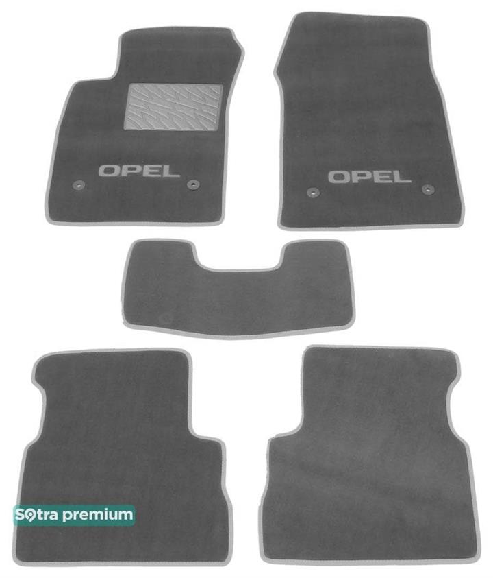Sotra 06828-CH-GREY Interior mats Sotra two-layer gray for Opel Vectra c (2002-2008), set 06828CHGREY: Buy near me in Poland at 2407.PL - Good price!