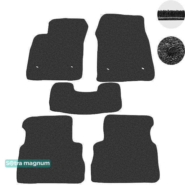 Sotra 06828-MG15-BLACK Interior mats Sotra two-layer black for Opel Vectra c (2002-2008), set 06828MG15BLACK: Buy near me in Poland at 2407.PL - Good price!