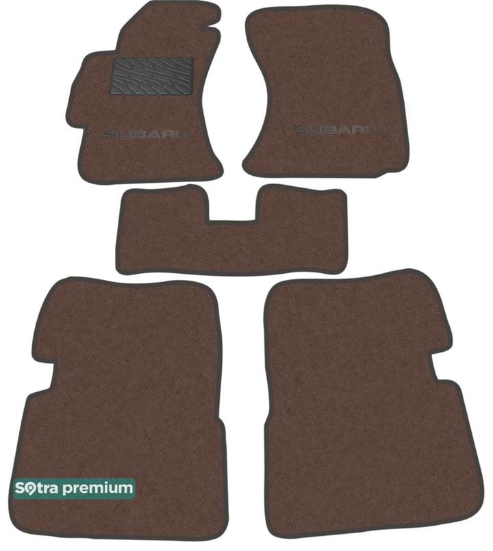 Sotra 06833-CH-CHOCO Килимки салону Sotra двошарові коричневі для Subaru Impreza (2007-2011), комплект 06833CHCHOCO: Приваблива ціна - Купити у Польщі на 2407.PL!