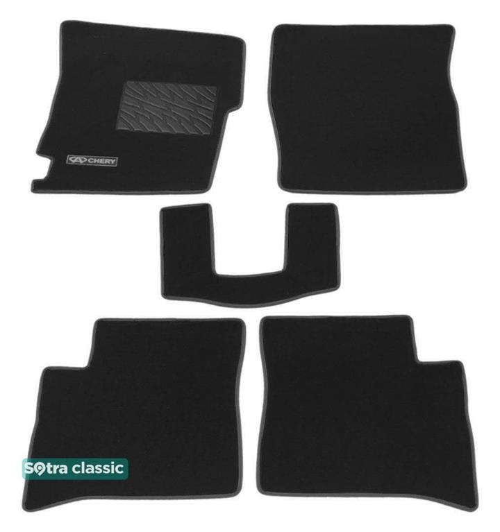 Sotra 06842-GD-GREY Interior mats Sotra two-layer gray for Chery Jaggi / qq6 (2006-2013), set 06842GDGREY: Buy near me in Poland at 2407.PL - Good price!