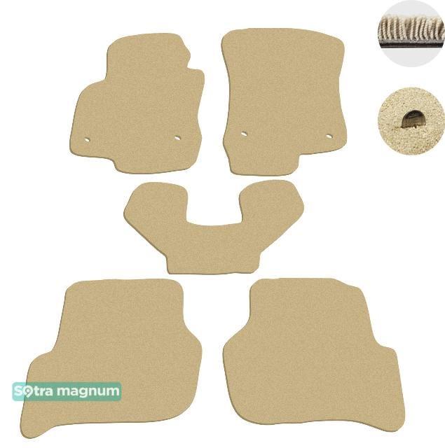 Sotra 06858-MG20-BEIGE Interior mats Sotra two-layer beige for Volkswagen Golf (2006-2009), set 06858MG20BEIGE: Buy near me in Poland at 2407.PL - Good price!