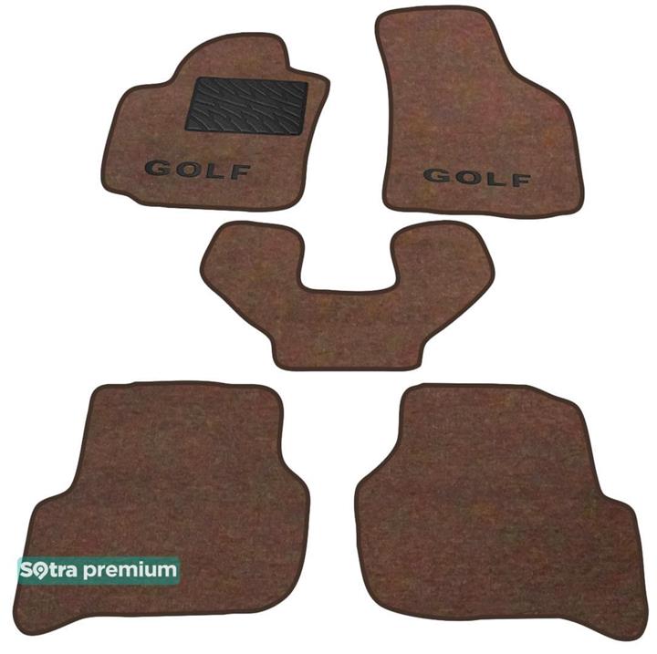 Sotra 06859-CH-CHOCO Коврики салона Sotra двухслойные коричневые для Volkswagen Golf plus (2005-2015), комплект 06859CHCHOCO: Отличная цена - Купить в Польше на 2407.PL!