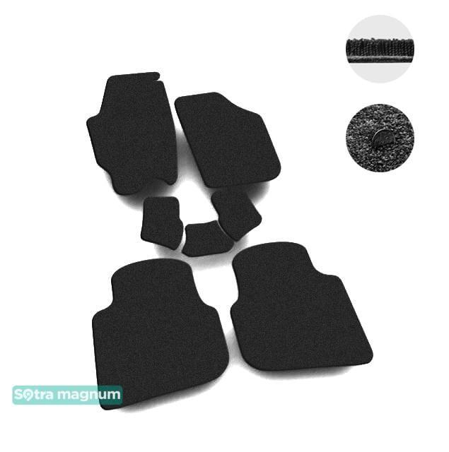 Sotra 06863-MG15-BLACK Interior mats Sotra two-layer black for Skoda Roomster (2006-2015), set 06863MG15BLACK: Buy near me at 2407.PL in Poland at an Affordable price!