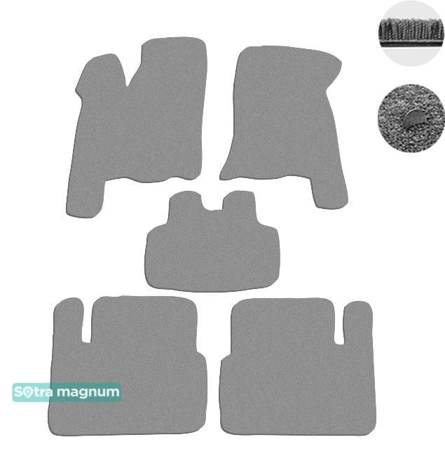 Sotra 06865-MG20-GREY Interior mats Sotra two-layer gray for VAZ (Lada) 2110 / 2111 / 2112 (1996-2011), set 06865MG20GREY: Buy near me in Poland at 2407.PL - Good price!