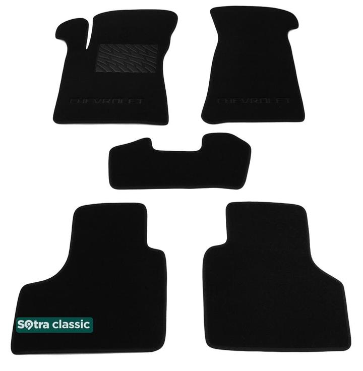 Sotra 06891-GD-BLACK Interior mats Sotra two-layer black for Chevrolet Niva 2123 (2002-), set 06891GDBLACK: Buy near me in Poland at 2407.PL - Good price!