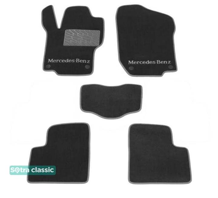 Sotra 06898-GD-GREY Interior mats Sotra two-layer gray for Mercedes Gl-class (2006-2012), set 06898GDGREY: Buy near me in Poland at 2407.PL - Good price!