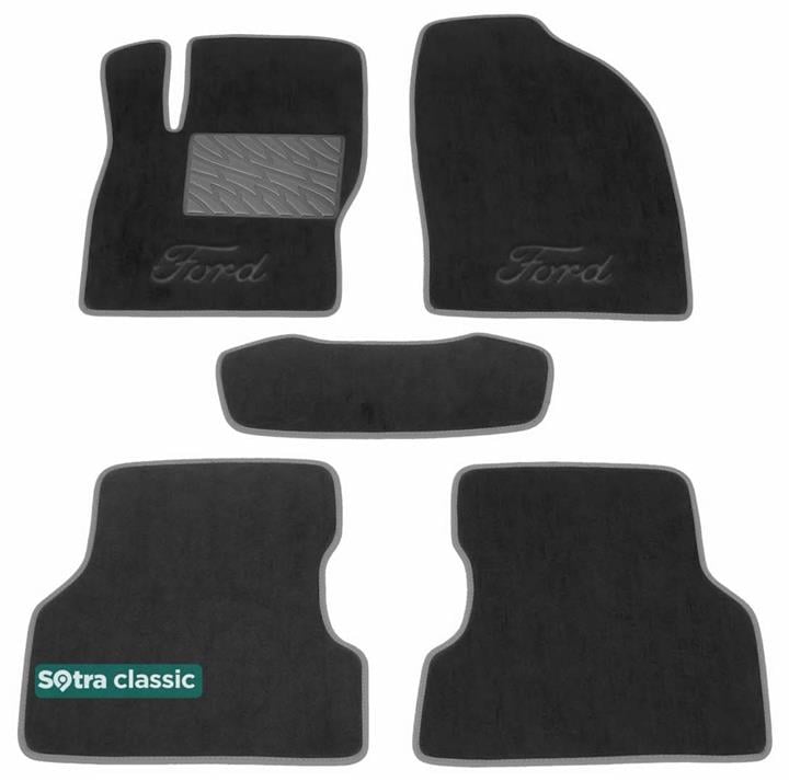 Sotra 06900-GD-GREY Interior mats Sotra two-layer gray for Ford Focus (2008-2011), set 06900GDGREY: Buy near me in Poland at 2407.PL - Good price!