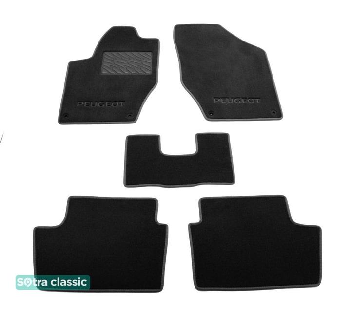 Sotra 06902-GD-GREY Interior mats Sotra two-layer gray for Peugeot 308 (2007-2013), set 06902GDGREY: Buy near me in Poland at 2407.PL - Good price!