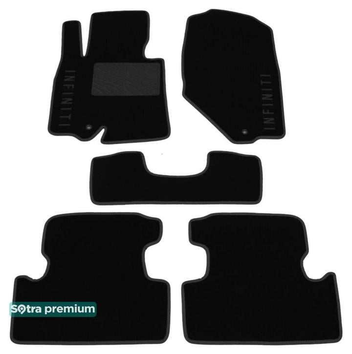 Sotra 06908-CH-BLACK Interior mats Sotra two-layer black for Infiniti Ex / qx50 (2008-), set 06908CHBLACK: Buy near me in Poland at 2407.PL - Good price!