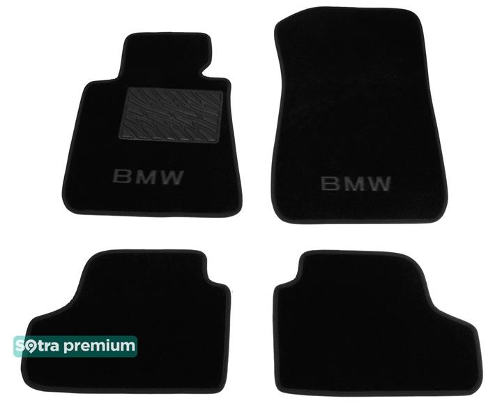 Sotra 06917-CH-BLACK Interior mats Sotra two-layer black for BMW 3-series coupe (2006-2011), set 06917CHBLACK: Buy near me in Poland at 2407.PL - Good price!
