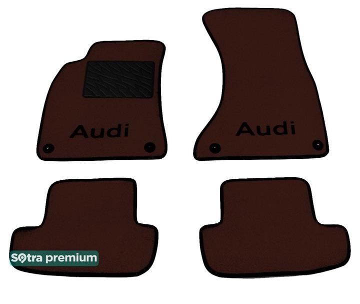 Sotra 06920-CH-CHOCO Interior mats Sotra two-layer brown for Audi A5/s5 (2007-2016), set 06920CHCHOCO: Buy near me in Poland at 2407.PL - Good price!